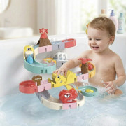 Kuličková dráha do vody DIY Dino 43 ks