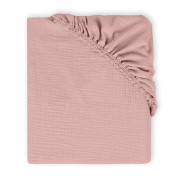 Mušelínové prostěradlo s gumou 60 x 120 cm BabyMatex