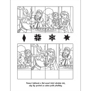 Omalovánky s foukacími fixy Ledové království