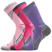 Ponožky dětské Joskik s ionty stříbra dívčí (3 páry) 