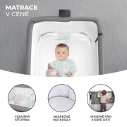 Postýlka dětská polohovatelná Neste grow Kinderkraft