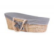 Košík pro miminko Natural + matrace + potah Jersey