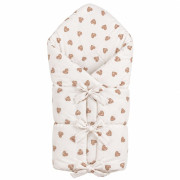 Klasická šněrovací zavinovačka New Baby srdíčka
