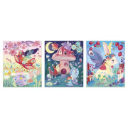 Kreativní sada Štrasové kamínky nalepování Magické víly Janod