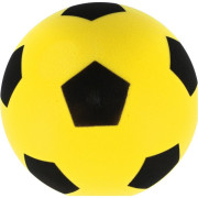 Míč pěnový fotbalový 21 cm 2 barvy v síťce