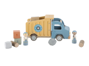 Náklaďák se sklápěčkou dřevěný Little Dutch