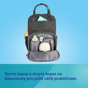 Multifunkční přebalovací batoh černý Canpol babies