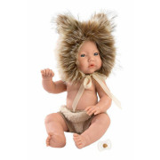New Born chlapeček 63201 Llorens - Realistická panenka s celovinylovým tělem 31 cm