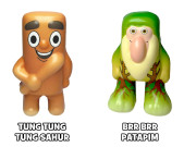 Brainrot PuffUps squishy 10-12 cm