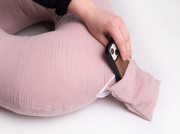 Mušelínový polohovací polštář MiniRelax 140 cm Babymatex