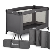 Postýlka cestovní Koot Lite, Dark Grey Petite & Mars