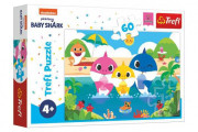 Puzzle Žraločí rodinka/Baby Shark na dovolené 60 dílků 