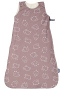 Merino spací pytel se zipem na boku ovečky hnědé