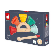 Dřevěný hudební nástroj pro děti Zvonečky Janod Gioia 