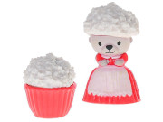 Cupcake mini medvídek 6cm vonící v blistru 12druhů