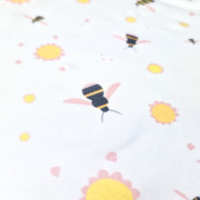 Body tenké tričko TISK KR Outlast®UV 50+ bílá čmeláci 