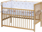 Dětská postýlka s kompletní výbavou 120 x 60 cm Labra Scarlett