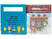 Malování vodou Vlaky