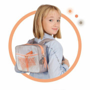 Skládací kočárek pro dvojčata panenky s batůžkem City X - 91 cm DeCuevas