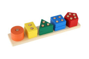 Skládačka věž dřevo 29,5 cm