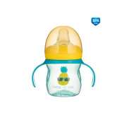 Tréninkový hrneček se silikonovým pítkem a úchyty So Cool 150 ml Canpol babies