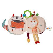 Vzdělávací, plyšová a šustící knížka, Slon Akuku