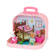 Sada v kufříku s postavičkami Dětský pokoj