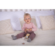 Tepláky harémky hřejivé Starorůžová