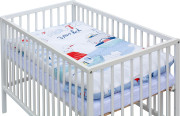 Dětská postýlka s kompletní výbavou 120 x 60 cm - Lumpy Scarlett