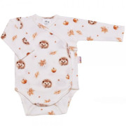 Bavlněná 2D sada oblečení pro miminko Ježek ecru Baby Nellys