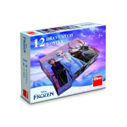 Kostky kubus Ledové království/Frozen dřevo 12 ks