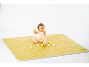 Hrací podložka pěnová s míčky Blue Yellow Taf Toys