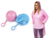 Pláštěnka jednorázová v kouli s karabinou