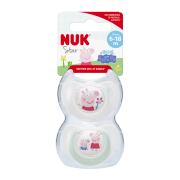 Dudlík Star Peppa Pig (6-18 m.) 2 ks Nuk