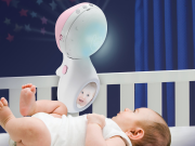 Hudební kolotoč s projekcí 3v1 Infantino Dusty Pink