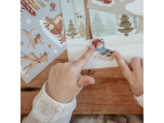 Sada se samolepkami Vánoční přání Little Dutch