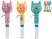 Bublifuk větrák kočka 29 cm