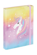 Desky na školní sešity A5 Rainbow Unicorn Baagl