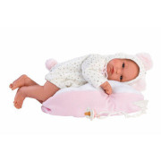 Obleček pro panenku miminko New Born velikosti 35-36 cm Llorens 2dílny růžovo-bilý