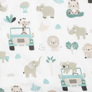 2-dílné ložní povlečení Safari II 90/120 cm mint New Baby