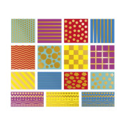 Samolepky Geometrické tvary 150 ks Janod