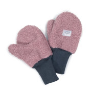 Zimní palcové rukavice Teddy fleece double Cyclamen pink Esito