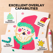 Vivid layered Fixy Omyvatelné 24 ks