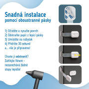 Bezpečnostní zámky víceúčelové pro skříňky a zásuvky nastavitelné sada 6 ks Sipo