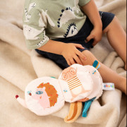 Vzdělávací, plyšová a šustící knížka, Slon Akuku