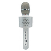 Mikrofon karaoke Bluetooth na baterie s USB kabelem