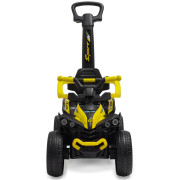 Dětské odrážedlo Baby Mix Mega Prime EVA s vodící tyčí 