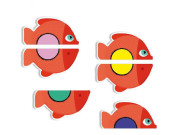 Djeco little puzzle - Karetní hra Malé rybky