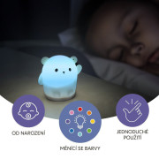 Silikonové závěsné LED světýlko Zopa