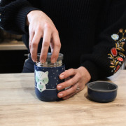 Foöd Termoska na jídlo se lžičkou 300 ml Bblüv